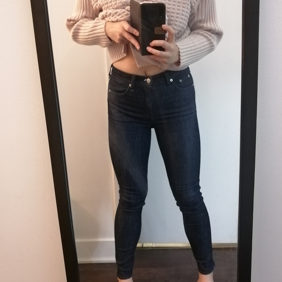 Skinny , high waisted jeans, ankle length - Picture 3 of 6